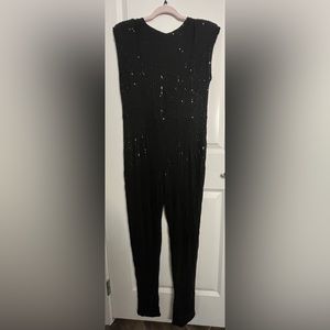 Sequins black jumper